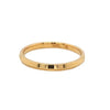 knife-edge stackable wedding band 18k yellow gold 2mm wide