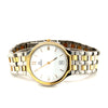 omega symbol 18 kt yellow gold and stainless steel wristwatch 32 mm