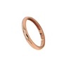 classic stackable wedding band 18k rose gold 1.5mm