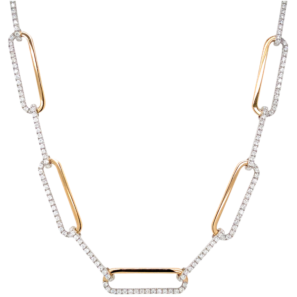 18K Diamond Necklace Sets -VVS Clarity E-F Color -Indian Diamond