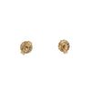 freshwater white pearl studs earring 14k yellow gold 6.5-7 mm